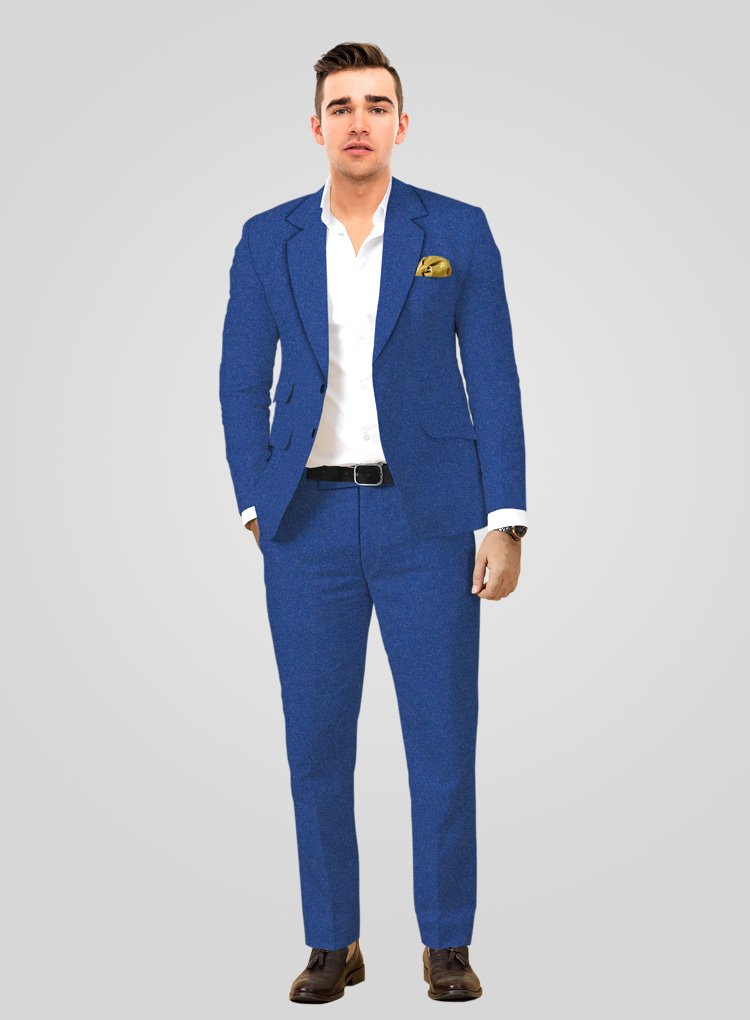 012 Breezy Powder Blue Tweed Suit
