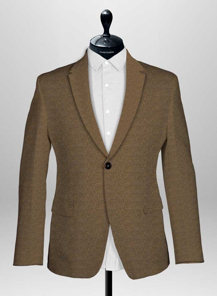 043 Sovereign Brown Heavy Tweed Jacket