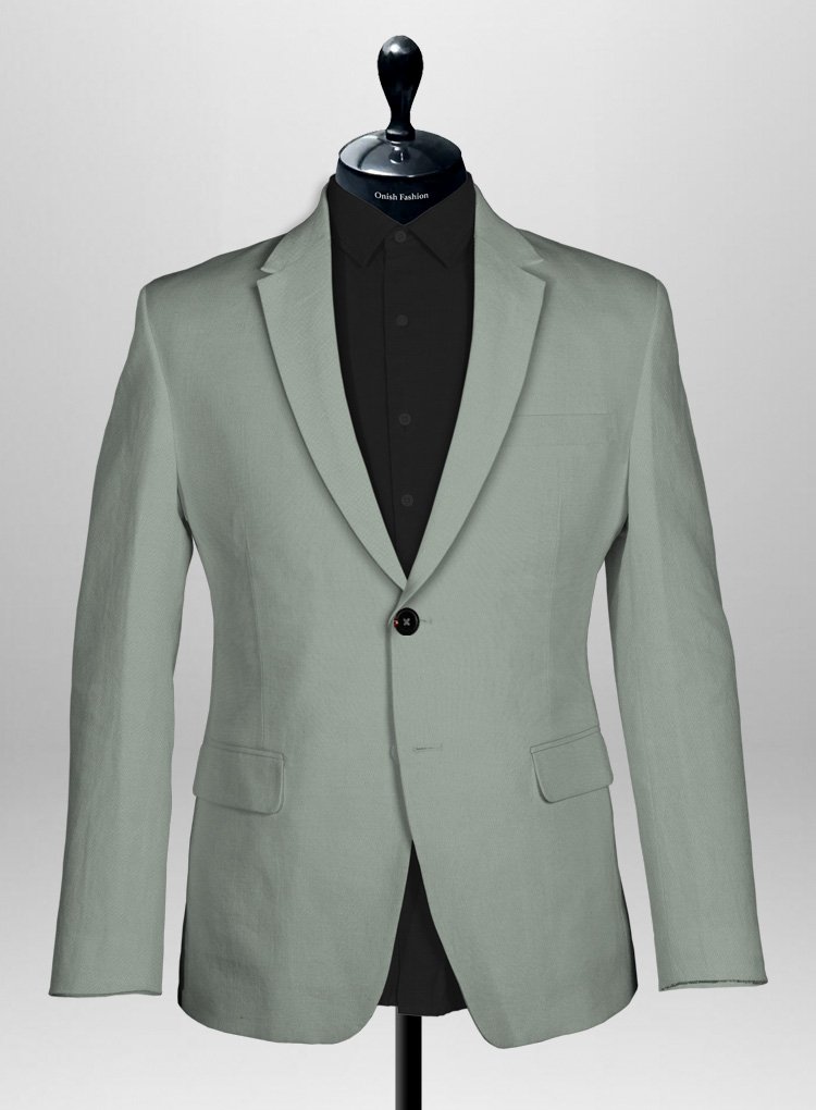 265 Serene Slate Green Stretch Chino Jacket