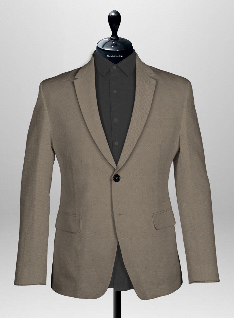 274 Soft Hued Stretch Summer Khaki Chino Jacket