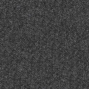 Graphite Charcoal Herringbone Tweed