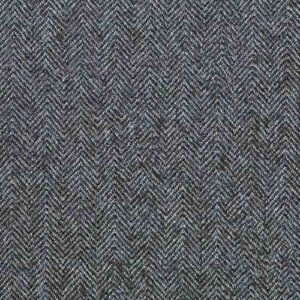 Gunmetal Herringbone Gray Tweed