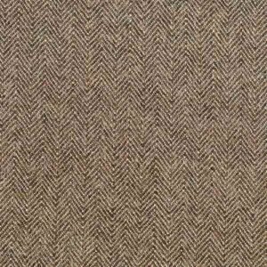 Sienna Herringbone Brown Tweed