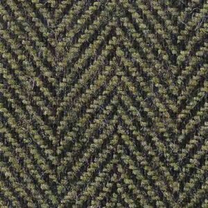Distinctive Wide Green Herringbone Tweed